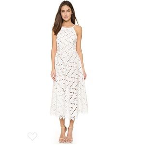 Line & Dot Geo Laced Dress